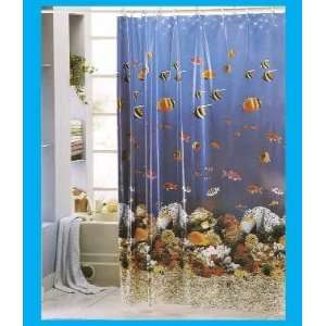 New Aquarium Shower Curtain for Scuba Divers, Snorkelers and Fish 