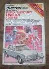 1968   1988 CHILTONS Ford Lincoln Mercury Shop MANUAL