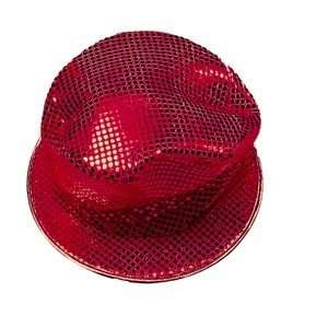  RG Costumes 65148 R Sequin Top Hat   Red Toys & Games