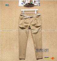 Women Slim Overall Ankle Length Trousers Pants New #017  