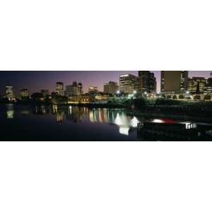  City Lit Up at Night, Newark, New Jersey, USA by Panoramic 