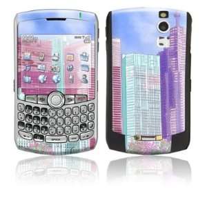 Cityscapes Design Protective Skin Decal Sticker for Blackberry Curve 