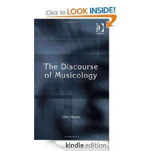 The Discourse of Musicology Giles Hooper  Kindle Store