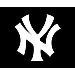   New York Yankees SMALL 3 WHITE vinyl decal sticker