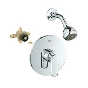  GROHE Veris Starlight Chrome 1 Handle Shower Faucet with 