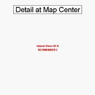 USGS Topographic Quadrangle Map   Island View OE N, Minnesota (Folded 