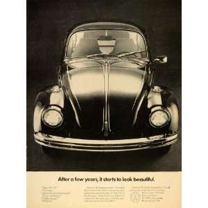 1969 Ad Volkswagen Bug Automobile Vintage Car VW   Original Print Ad