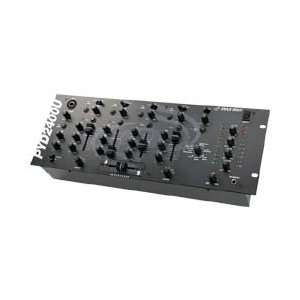   Pyle Pro 19 Rack Mount 4 Channel Mixer with EFX Musical Instruments