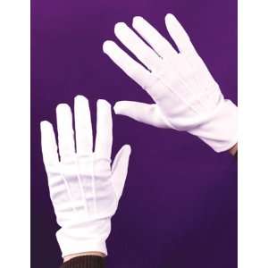 Costumes For All Occasions Fw8108Wt Gloves Theatrcl W Snap 
