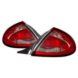  00 02 Dodge Neon Red/Clear Tail Lights Automotive