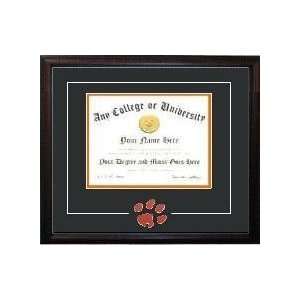 Clemson University Cherry Wood Spirit Diploma Frame