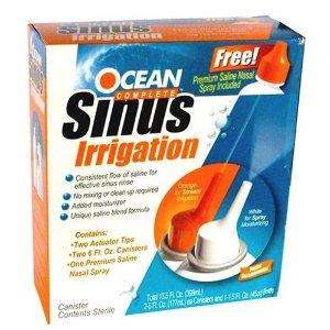 Ocean Complete SINUS IRRIGATION rinsing & nasal moisturizing KIT 