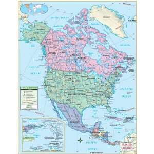 com Universal Map 762517344 North America Primary Classroom Wall Map 