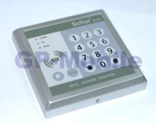    Manage RFID cards by keypad on unit, protected by Master Password