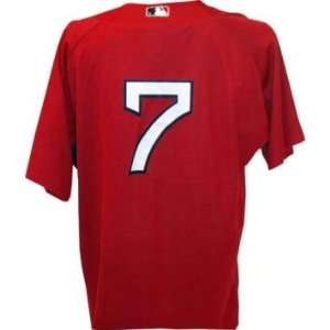  J.D. Drew #7 2010 Red Sox Game Used Spring Training Batting 