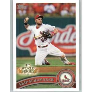  Skip Schumaker   St. Louis Cardinals   MLB Trading Card in a Screwdown