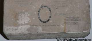 19th c. Litho Lithographers Stone MINING KY Greenville SC BANK Tampa 