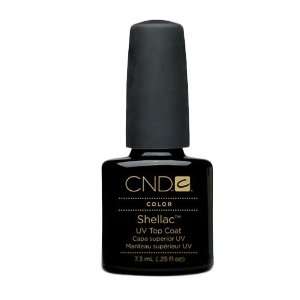  CND Shellac TOP COAT Gel UV Nail Polish 0.25 oz Manicure 