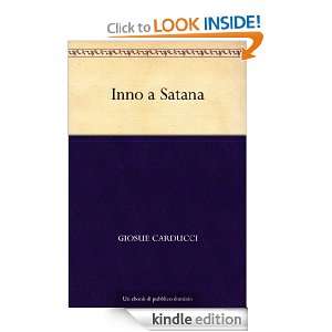 Inno a Satana (Italian Edition) Giosue Carducci  Kindle 