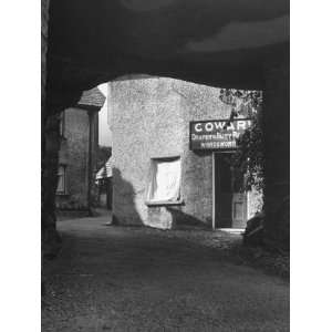  Corner of Hawkshead Showing Archway and Cobbled Square 