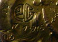 ANTIQUE 1915 SIGURD GOLD FILLED FIX MEDAL  
