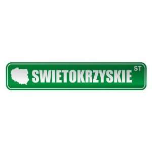     SWIETOKRZYSKIE ST  STREET SIGN CITY POLAND