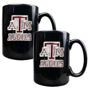  Texas A&M Aggies 2 Piece Coffee Mug Set