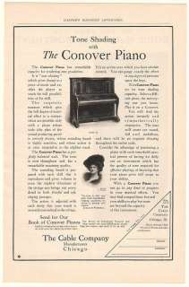 1905 Conover O Piano Tone Shading Lillian Nordica Ad  