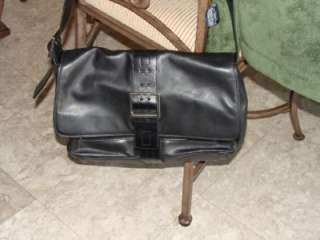  Classiques Entier Black Leather Handbag Purse  