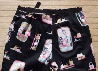 ITW Claudia Brown Black Fashionista Kitty Cat Pants 12  
