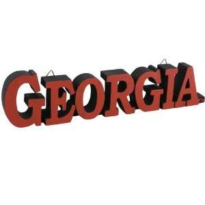  Georgia Bulldogs 3 D Word Logo