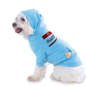  name is MARIO Hooded (Hoody) T Shirt with pocket for your Dog or Cat 