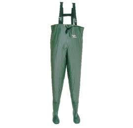 SNOWBEE HI ELASTIC PVC CLEATED SOLE CHEST WADERS  