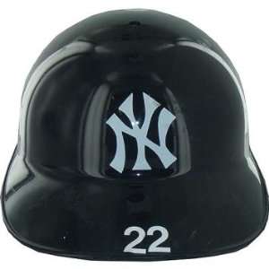 Colin Curtis # 22 2010 Yankees Game Worn Batting Helmet (7 1/4) (No 