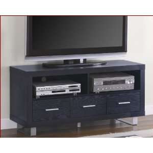  Contemporary Media Console with Shelves and Drawer 