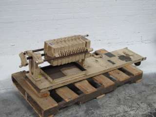 SHRIVER CO FILTER PRESS SIZE 7  