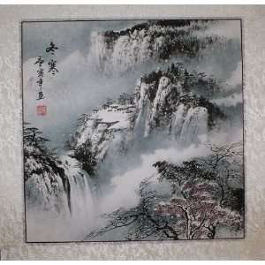  Chinese Watercolor Brush Scenic Painting  Depicting beauty 