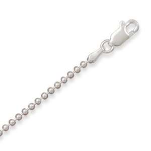  20 1.8mm Bead Chain Necklace Jewelry