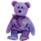 TY Beanie Baby   CLUBBY 4 the Bear (Gold Button) (8.5 inch)   MWMTs