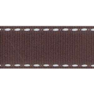  Sidesaddle Ribbon 5/8 9 Feet Brown/White