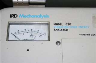 IRD Mechanalysis 820 LF Vibration Spike Energy Analyzer  