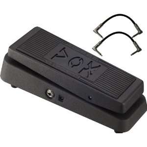  Vox V845 Classic Wah Wah Pedal w/2 Free 6 Patch Cables 