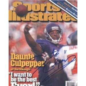   Culpepper autographed Sports Illustrated Magazine (Minnesota Vikings