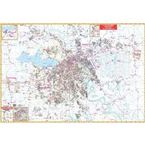  Universal Map 762552158 Shreveport LA Wall Map 5th Edition 