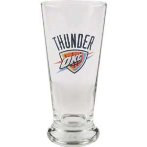 Oklahoma City Thunder Logo Pilsner Glass  Sports 