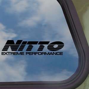  Nitto Tire Black Decal Truck Bumper Window Vinyl Sticker 