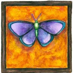 Orange Butterfly Giclee 