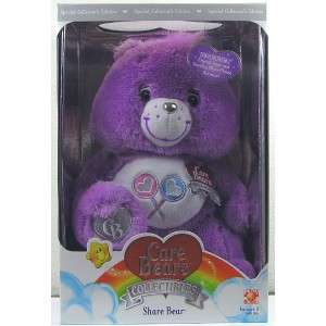 Care Bears Swarovski Crystal Purple 25th SHARE Sterling  