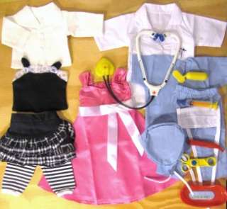 HUGE DOLL CLOTHES LOT fits AMERICAN GIRL DOLLS~NEW #55  