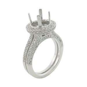  Mastini Exquisite Diamond Ring without Center Stone, 6.5 